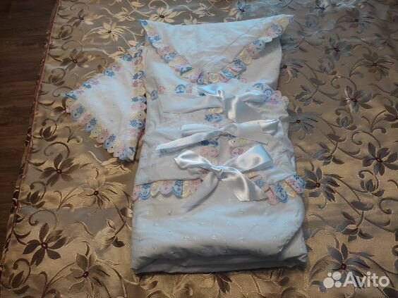 Конверт одеяло на выписку осень