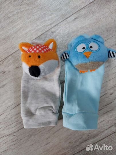 Погремушки браслеты и носочки