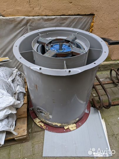 Осевой вентилятор дымоудаления вод-ду-040