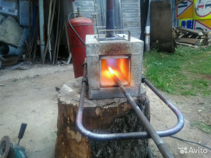 Газовый горн, печь для плавки свинца и тп