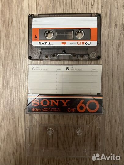 Аудиокассеты Sony под запись