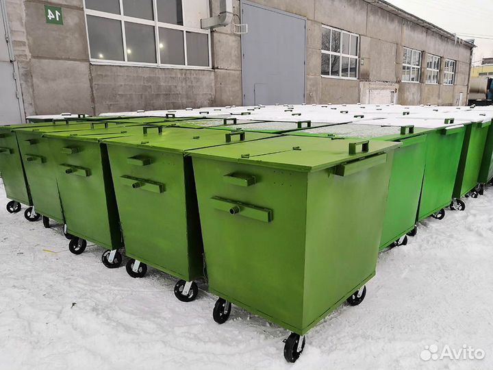 Контейнер для мусора 890x700x1100