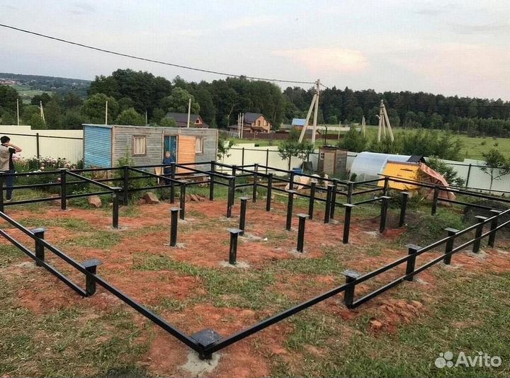 Установка винтовых свай