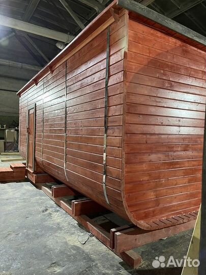 Баня бочка квадро парус