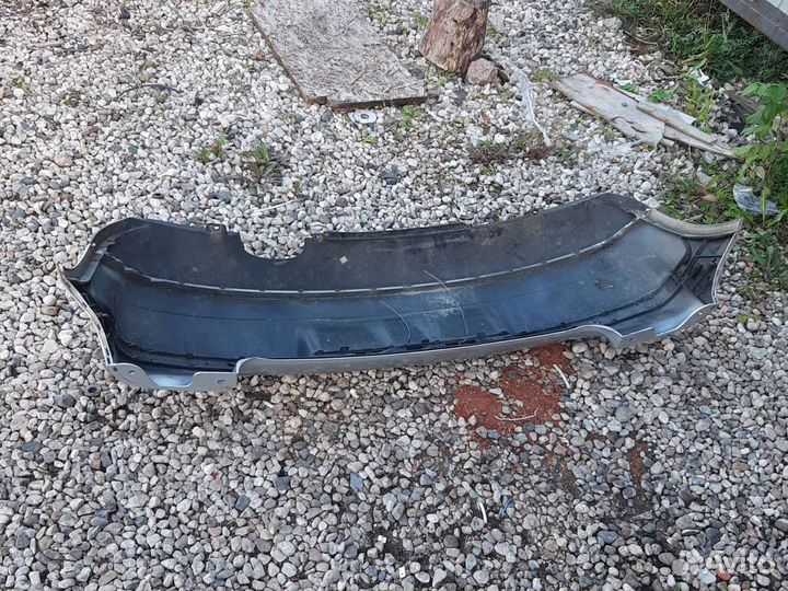 Бампер задний Фольксваген Поло 4 рестайлинг