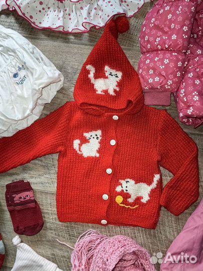 Детские вещи пакетом на девочку 12-18 мес