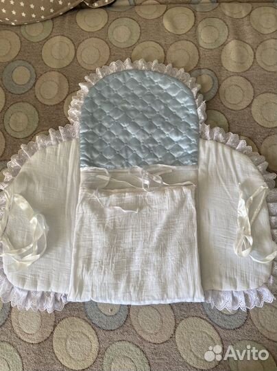 Летний конверт на выписку для мальчика