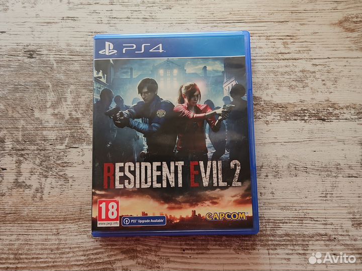 Resident evil 2 remake PS4 диск