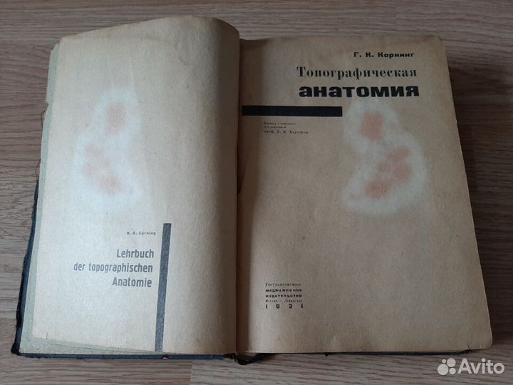 Топографическая анатомия, 1931, Корнинг