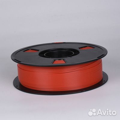 PLA plus пластик Wan plast красный 1.75 мм 1 кг