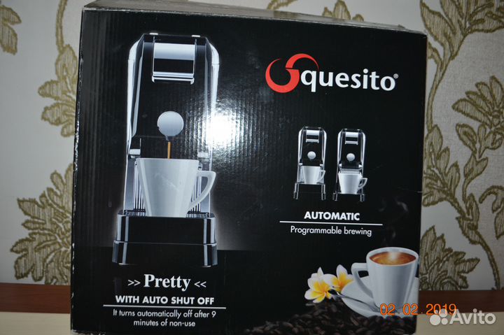 Кофемашина новая капсульная Squesito Pretty