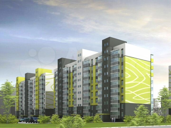 2-к. квартира, 66,3 м², 9/9 эт.