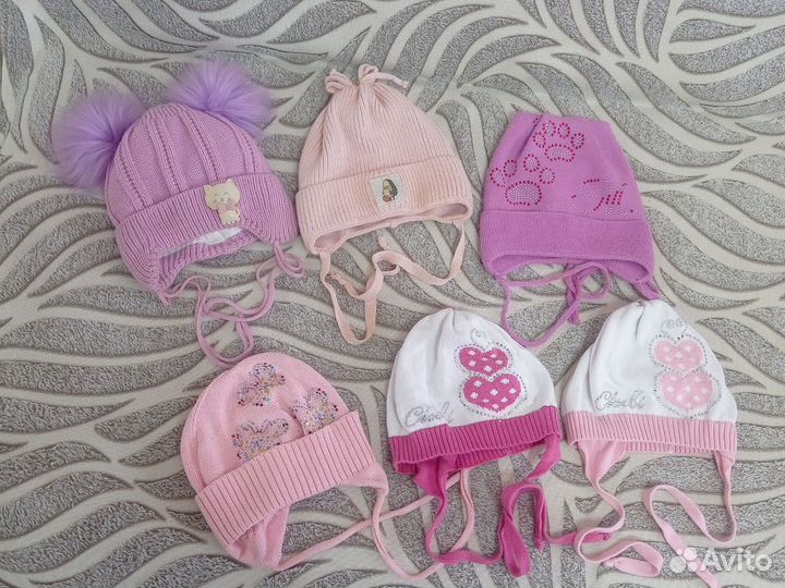 Детские шапочки для девочек