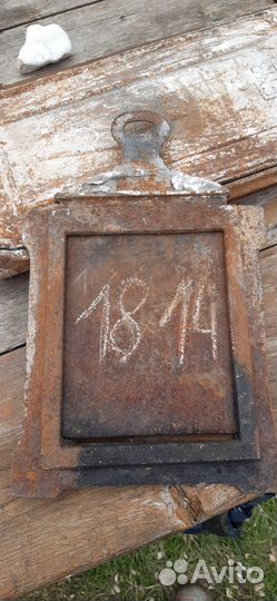 Плита чугунная для печи и печные задвижки СССР