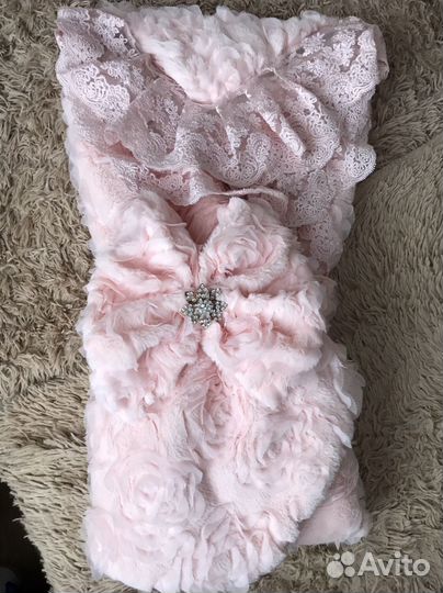 Конверт на выписку зимний для девочки