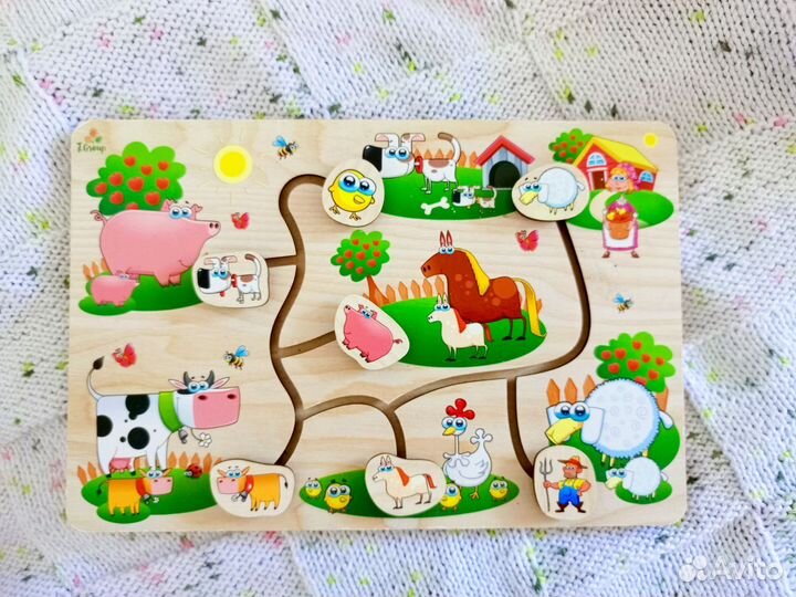 Деревянные развивающие игрушки