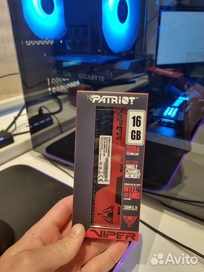 Оперативная память Patriot Viper 16GB 3600MGz