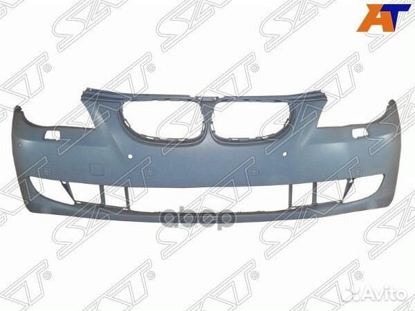 Бампер передний BMW E60 07-09 с отверстиями под