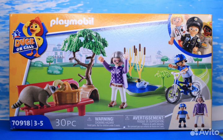 Playmobil 70918 Экшн Duck On Call Police Енот