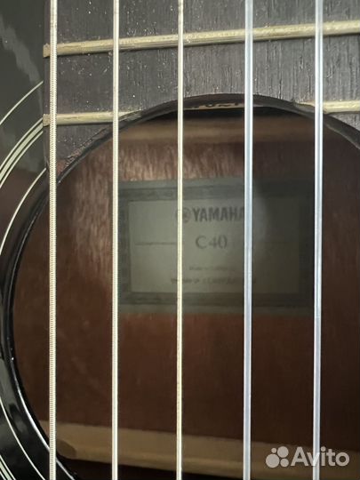 Гитара yamaha c40
