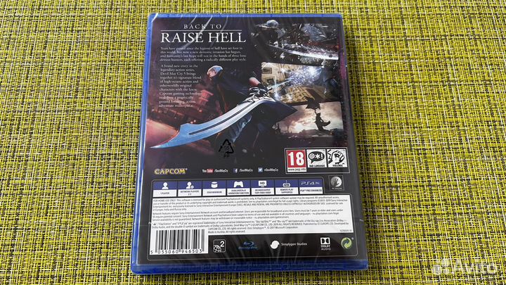 Devil may cry 5 ps4 новый диск