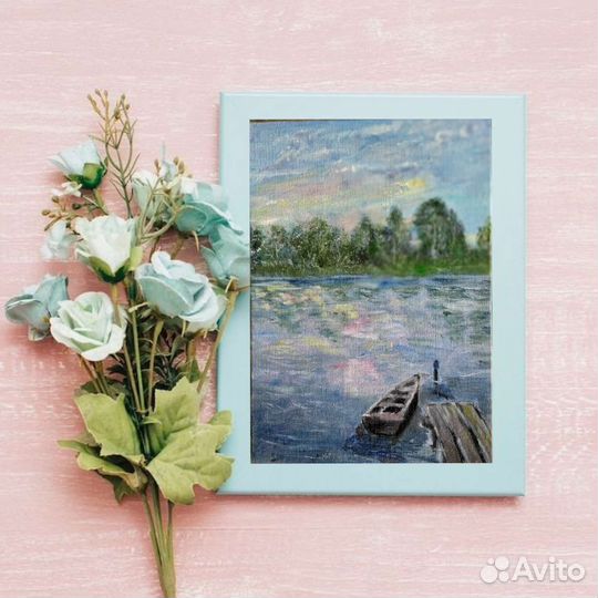 Картина маслом на холсте пейзаж