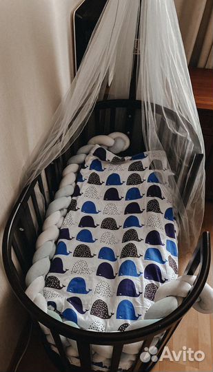 Детская кроватка ellipsebed