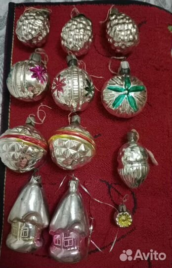 Елочные игрушки СССР советские