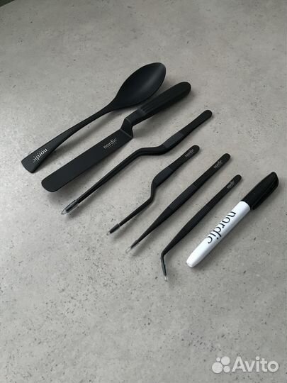 Набор пинцеты-щипцы поварские, спатула из Дании