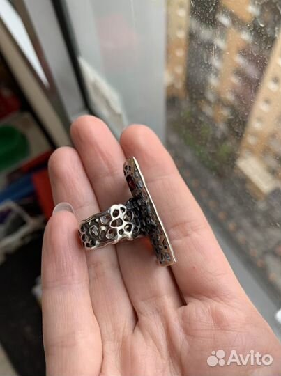 Серебряное кольцо женское