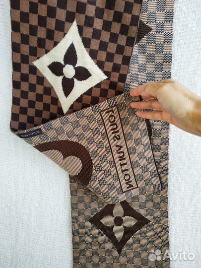 Шарф коричневый Луи Витон Louis Vuitton