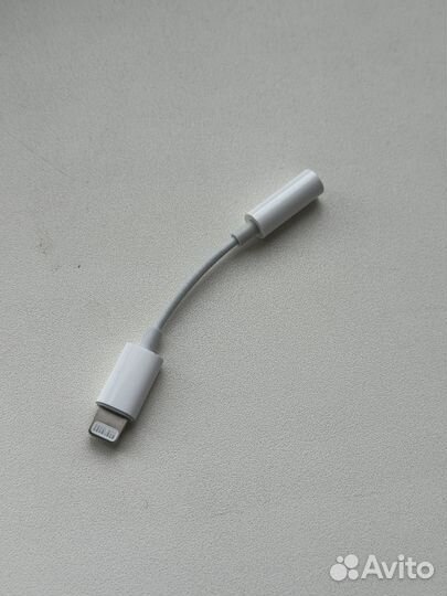 Переходник Apple Lighting to 3.5 mm jack