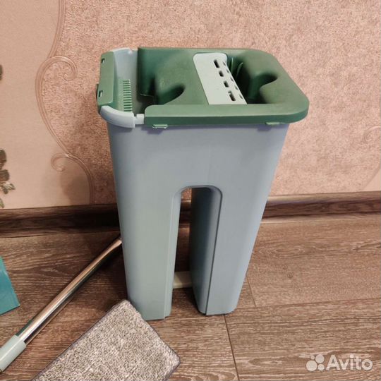 Швабра с ведром и отжимом бу