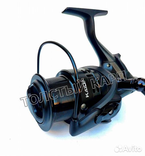 Катушка рыболовная с байтраннером kaida vega