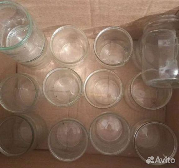 Банки стеклянные поллитровые