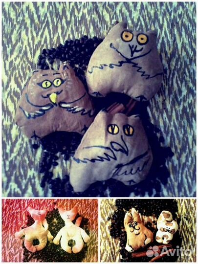 Интэрьерная арома-игрушка с запахом кофе, корицы и