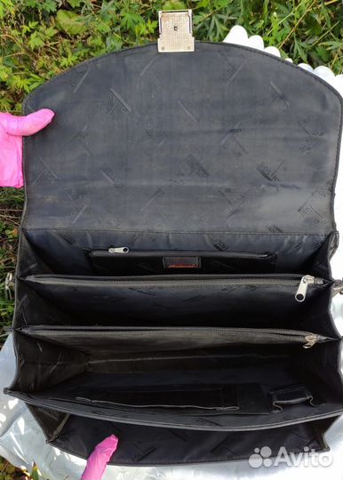 Мужской кожаный портфель бу