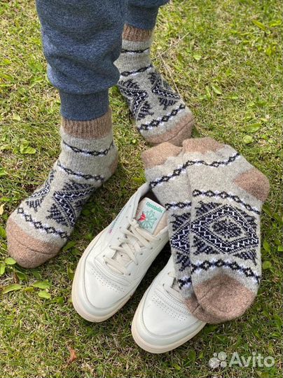 Носки шерстяные мужские теплые 10 рисунков