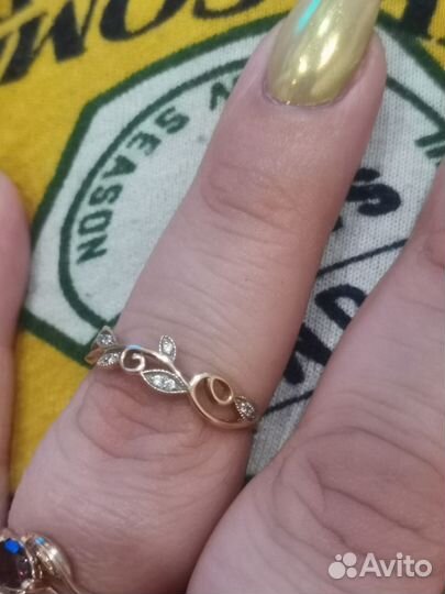 Золотое кольцо 585