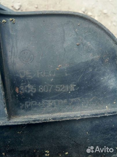 Юбка заднего бампера Passat, 3C5807521K, Пассат