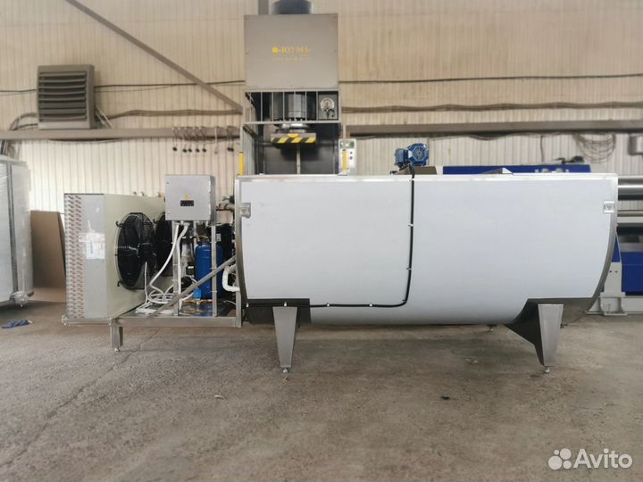 Охладитель молока 200л открытый танк молочный