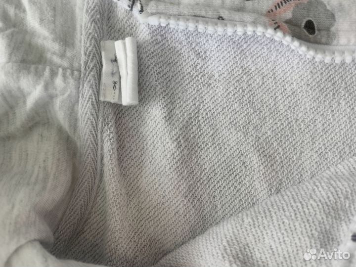 Кофта на молнии для девочки 92