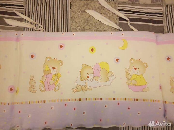 Комплект в кроватку Perina Ника (4предмета)