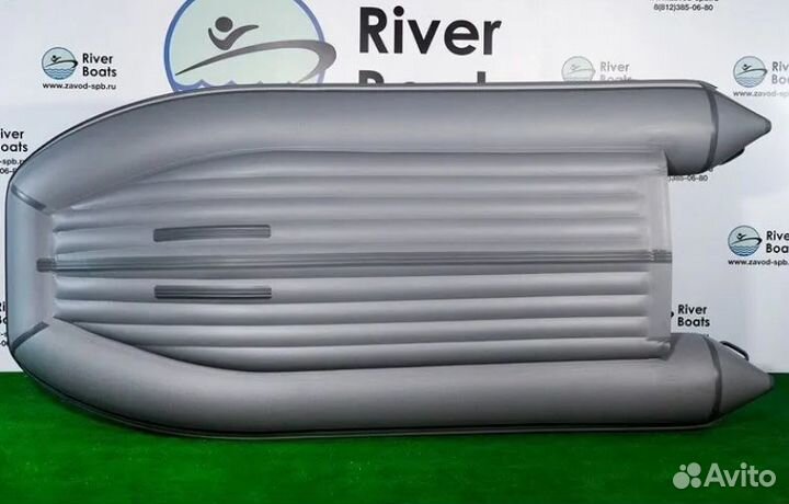 Лодка пвх RiverBoats RB — 350 (нднд) Серо-черная