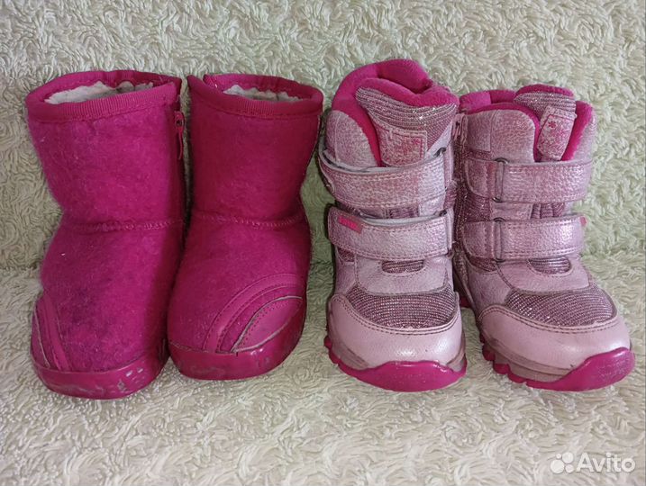 Зимние ботинки для девочки