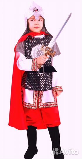 Костюм Богатырь с мечом р110-28