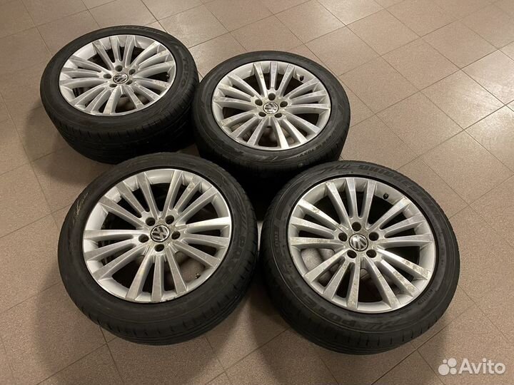 Оригинальные диски Volkswagen Phaeton с резиной