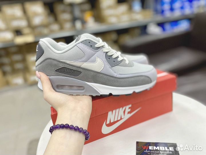 Кроссовки Nike Air Max 90 серые