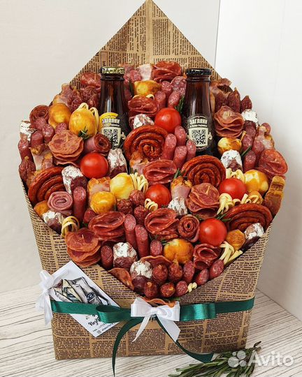 Подарки для мужчин. Съедобные букеты и конверты