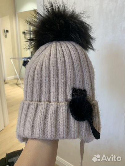 Шапка зимняя для девочки 50 52